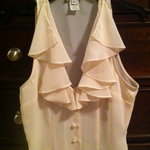 Vintage ruffle top - size 4 (small) is being swapped online for free