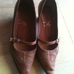 Genuine leather pink pointed  low heels size 6 (EU 36, UK 3.5) is being swapped online for free