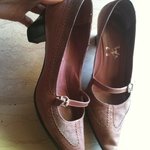 Genuine leather pink pointed  low heels size 6 (EU 36, UK 3.5) is being swapped online for free
