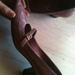 Genuine leather pink pointed  low heels size 6 (EU 36, UK 3.5) is being swapped online for free