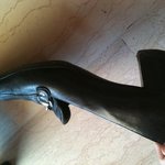 GEOX original black leather low heels size 6 (EU 36, UK 3.5) is being swapped online for free