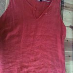 100%pure linen orange top is being swapped online for free