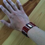 Colored magnetic rhinestone bracelets/necklaces is being swapped online for free