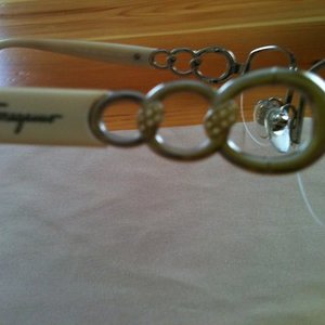 Ferragamo AUTHENTIC Italian frames with circle design and small swarovski crystals is being swapped online for free