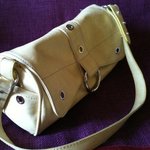 Made In Italy faux-leather cream-yellow handbag is being swapped online for free