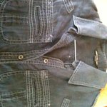 Penny Black 100%pure linen blue top size m is being swapped online for free