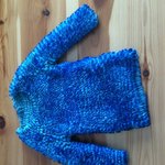 Stretchy particular material blue shades half-sleeve shirt - stretches out to fit your size!!! is being swapped online for free