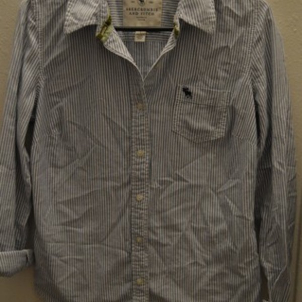Abercombie White and blue button up (Sz. L) is being swapped online for free