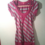 Majenta and grey striped shirt is being swapped online for free