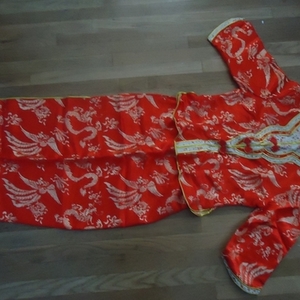 Brand New Red Chinese Wedding Outfit Size S is being swapped online for free