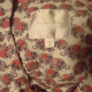 NEW VICTORIA SECRET PJ TOP FLANNEL  is being swapped online for free