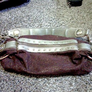 CUTE BROWN & GOLD KATHY VAN ZEALAND PURSE is being swapped online for free