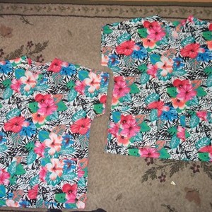 Homemade Scrub Tops is being swapped online for free