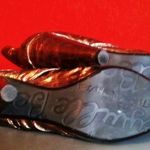 BETSEYVILLE BETSEY JOHNSON SIZE 5.5 BRONZE METALLIC ANKLE SLOUCH BOOTS RV$115 is being swapped online for free