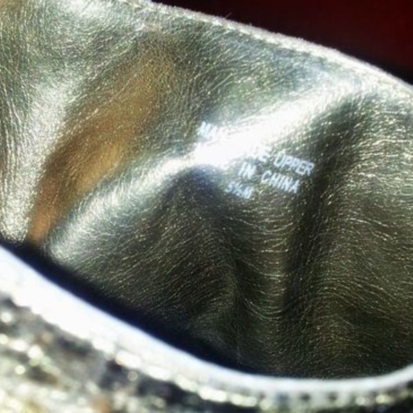 BETSEYVILLE BETSEY JOHNSON SIZE 5.5 BRONZE METALLIC ANKLE SLOUCH BOOTS RV$115 is being swapped online for free