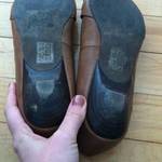 Brown Aldo Flats is being swapped online for free