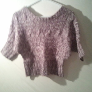Purple wool blouse is being swapped online for free