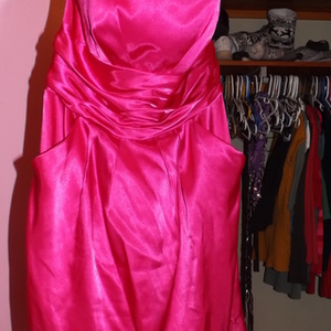 pink dress is being swapped online for free