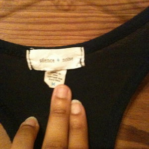 Silence + Noise Urban Outfitters Navy Pocket Tunic is being swapped online for free