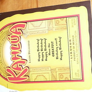 Kahlua Label is being swapped online for free