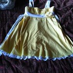 My Michelle size 13 yellow and white sundress is being swapped online for free