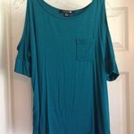 Forever21 teal top Small is being swapped online for free