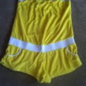 No boundaries yellow romper is being swapped online for free