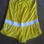 No boundaries yellow romper is being swapped online for free