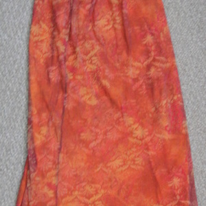 Long Skirt w/ Orange Flowers, Size S is being swapped online for free