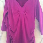 Burgundy NC&Y top Medium is being swapped online for free