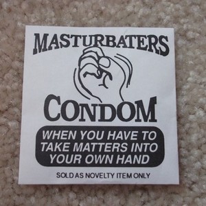 ***Novelty Item***Masturbators  Condom is being swapped online for free