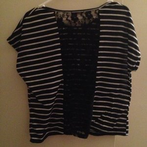 Tightrope stripey t-shirt is being swapped online for free