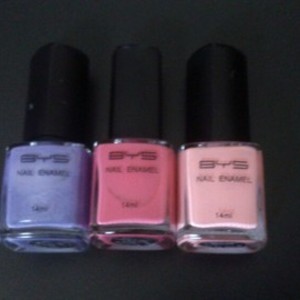 BYS Pink/Purple Nail Polish x3 is being swapped online for free