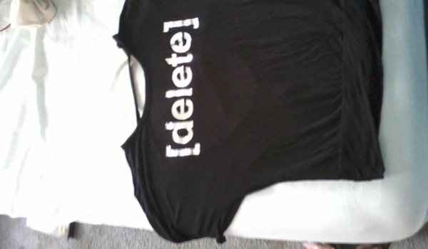 Delete Shirt is being swapped online for free