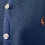 Ralph Lauren Polo Classic Twin Cardigan Sweater Set Blue Pink Pony SZ Medium                       is being swapped online for free