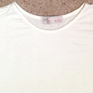 New Look White Jersey Crop Top - Size UK 12. is being swapped online for free