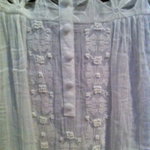 Forever 21 white peasant top size small is being swapped online for free