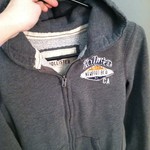 Hollister Grey Hoodie L Large is being swapped online for free