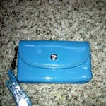 LIZ CLAIBORNE BLUE CELL PHONE CASE/PURSE is being swapped online for free