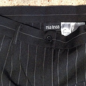 Linea Pinstriped Flare Trousers - Size UK 12. is being swapped online for free