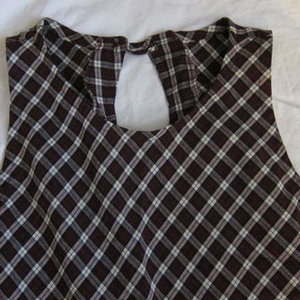 Cute plaid tank dress! S is being swapped online for free