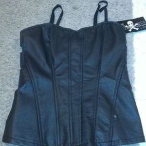 Faux Leather Bustier is being swapped online for free
