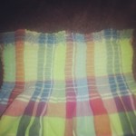 plaid tube top small american eagle is being swapped online for free