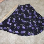 Beautiful Black/Purple Floor Length Maxi Skirt is being swapped online for free