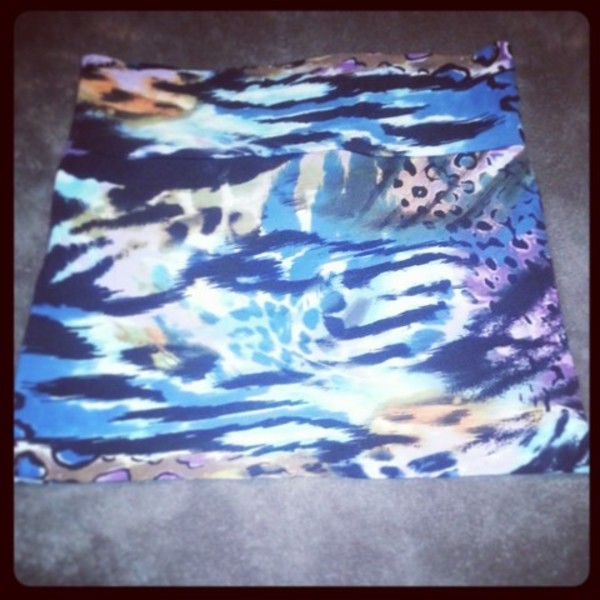 tribal animal print pencil mini skirt stretchy small is being swapped online for free