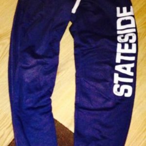 Blue tracksuit bottoms from new look 10/12 uk m is being swapped online for free