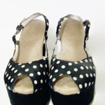 Polka Dot Platform Wedges Sz 6.5 is being swapped online for free
