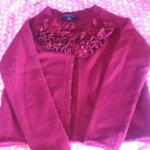 Banana Republic Maroon Cardigan is being swapped online for free