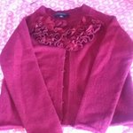 Banana Republic Maroon Cardigan is being swapped online for free