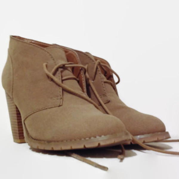 Tan Suede Booties Heels US 6.5 is being swapped online for free